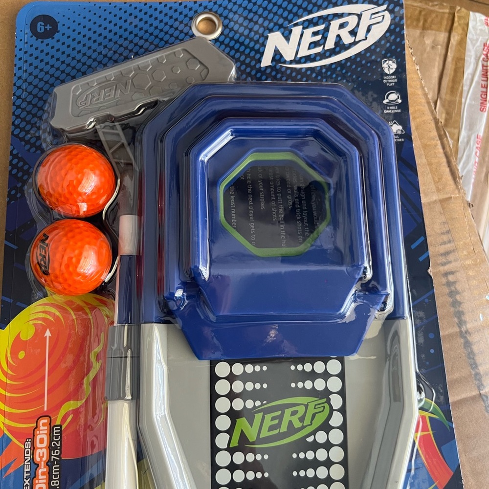 Nerf trick golf shot game